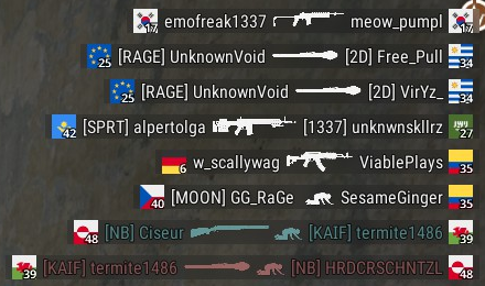 Jak dodać flagi w PUBG Killfeed