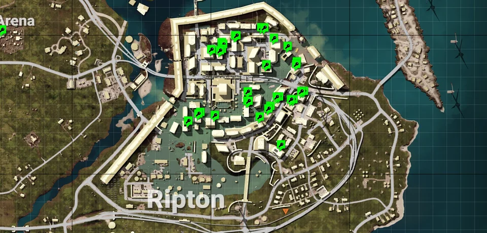 Deston / RIPTON - Mapa Ukryte Drzwi